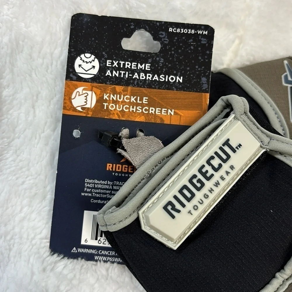 Ridgecut Tough wear durable performance knuckle touch screen work gloves